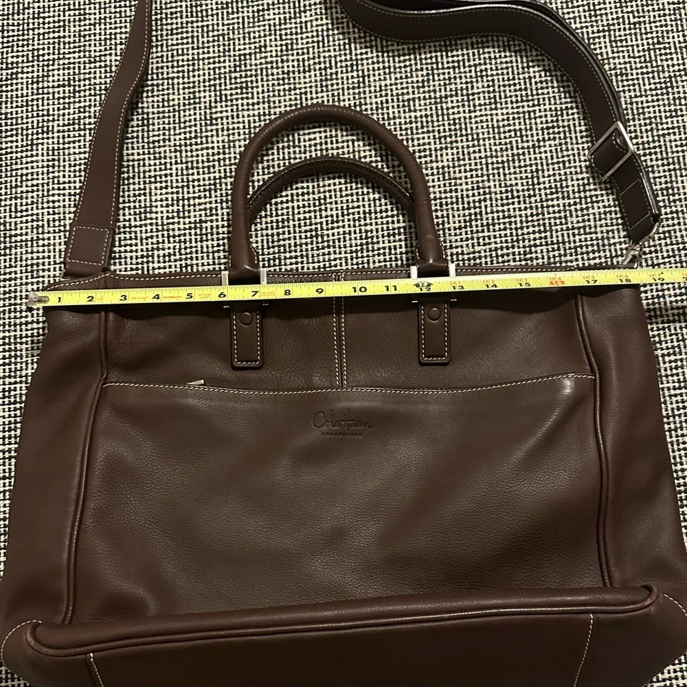 Cole Haan Brown Leather Travel Bag